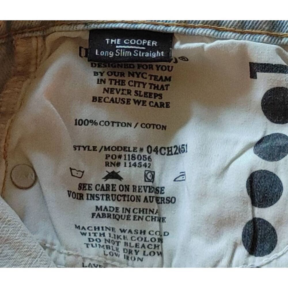 BLANKNYC The Cooper Light Wash Slim Straight Slit Jeans Sz 29 32” Classic 90s - Picture 7 of 7